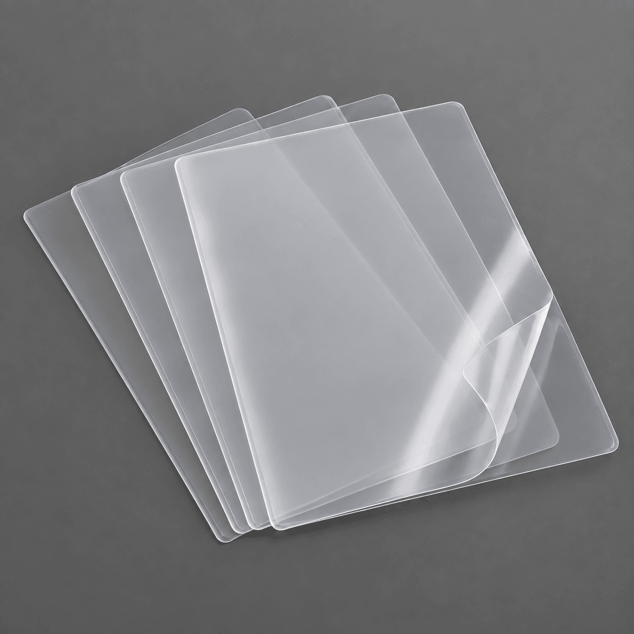Žepki za plastificiranje – ilustrativni vzorec; format, debelina in količina so odvisni od izbrane različice.